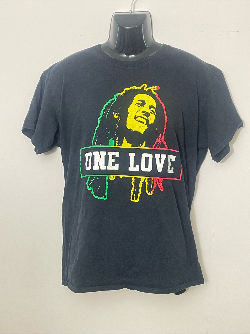 Vintage 90s Hippie One Love Bob Marley Graphic Tee